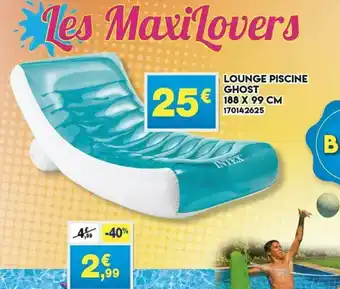 Lounge Piscine Ghost 188 X 99 Cm