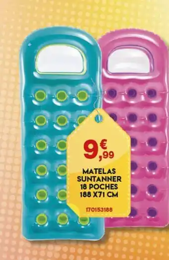 Maxi Bazar Matelas Suntanner 18 Poches 118 X 71 Cm offre