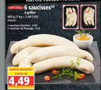 Norma 6 Saucisses offre