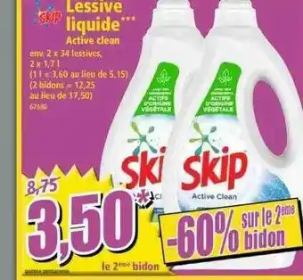 Norma Skip Lessive Liquide offre