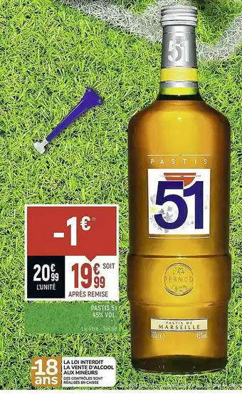 Pastis 51 45% Vol.