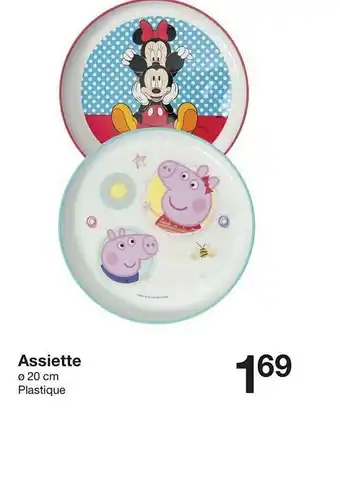 Zeeman Assiette offre
