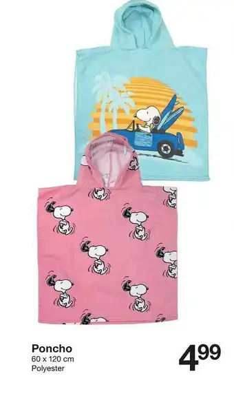 Poncho 60 X 120 Cm