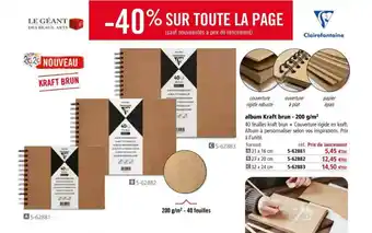 Album Kraft Brun 200g-m2