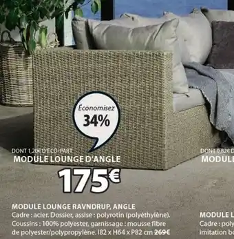 JYSK Module Lounge Ravndrup, Angle offre