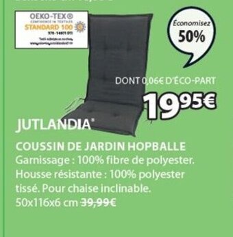 JYSK Coussin de Jardin Hopballe offre