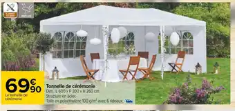 Carrefour Tonnelle de cérémonie offre