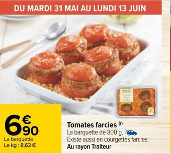 Carrefour Tomates farcies offre