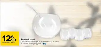 Carrefour Service à punch offre
