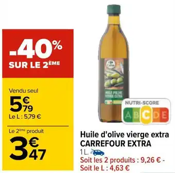 Carrefour Carrefour extra huile d'olive vierge extra offre