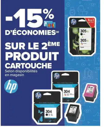 Carrefour Hp bon plan sur le 2ème produit cartouche offre
