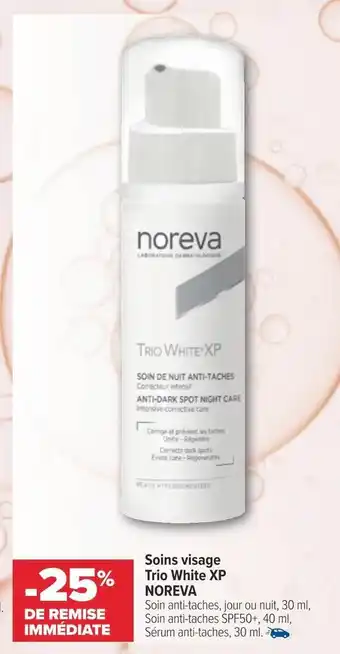 Noreva soins visage trio white xp