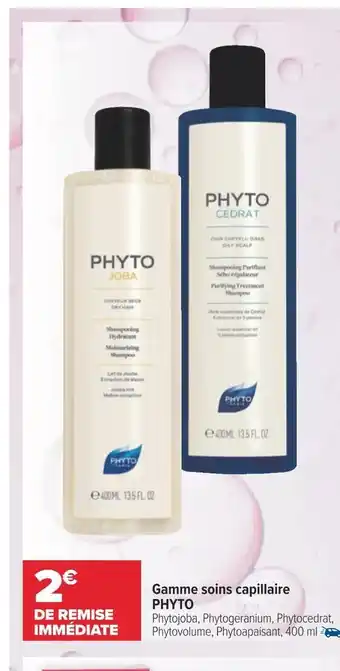 Carrefour Phyto gamme soins capillaire offre