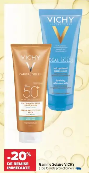 Carrefour Vichy gamme solaire offre