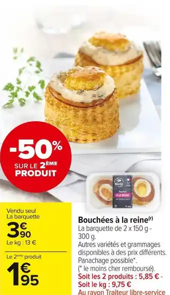 Carrefour Market Bouchées à la reine offre