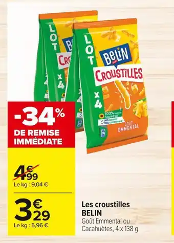 Carrefour Market Belin les croustilles offre