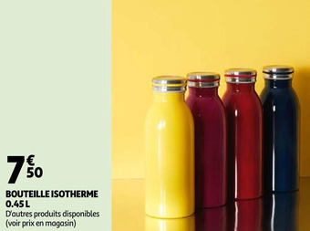 Auchan Bouteille isotherme offre