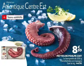 Auchan Pattes de poulpe cuit offre