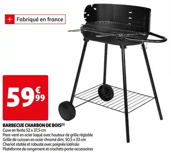 Auchan Barbecue charbon de bois offre