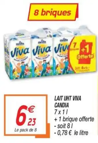 Netto Lait Uht Viva Candia offre