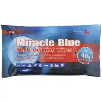 Action lingettes nettoie-tout Miracle Blue offre