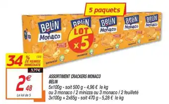 Netto Assortiment Crackers Monaco Belin offre