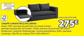 JYSK Canapé convertible skillebekk offre