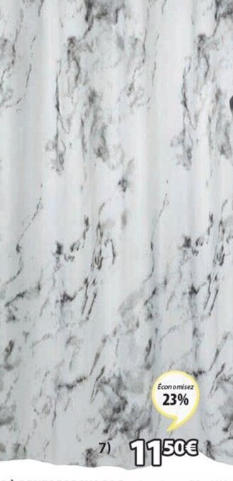 JYSK Rideau de douche gudhem offre