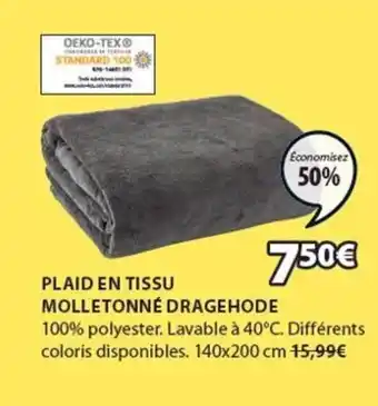 JYSK Plaid en tissu molletonné dragehode offre