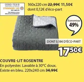 JYSK Couvre-lit rosentre offre