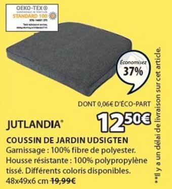 JUTLANDIA coussin de jardin udsigten