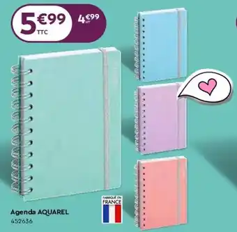 Plein ciel Agenda AQUAREL offre