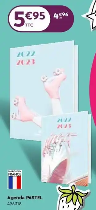 Plein ciel Agenda PASTEL offre