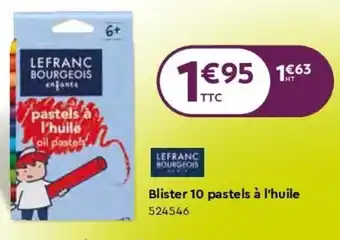 Blister 10 Pastels à l'Huile