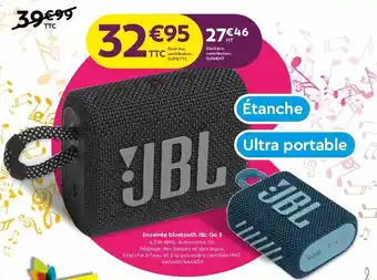 Plein ciel JBL Enceinte Bluetooth Go 3 offre
