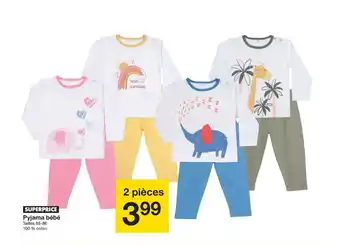 Zeeman Superprice Pyjama Bébé offre