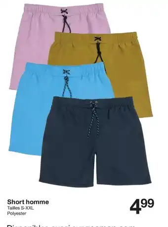 Zeeman Short Homme offre