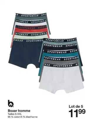 Zeeman Boxer Homme offre