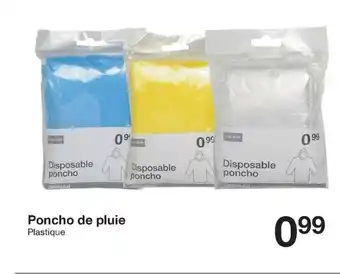Zeeman Poncho de Pluie offre