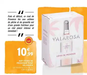Intermarché AOP Côtes de Provence Rosé Valarosa offre