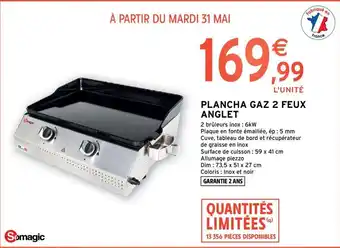 Intermarché Plancha Gaz 2 Feux Anglet offre