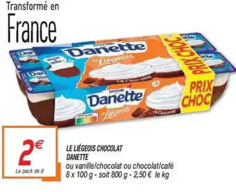 Le Liégeois Chocolat Danette