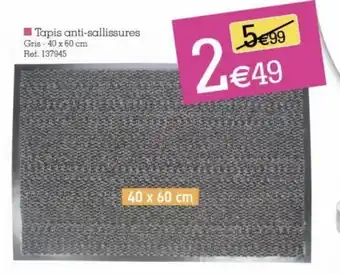 Kandy Tapis anti-sallissures offre