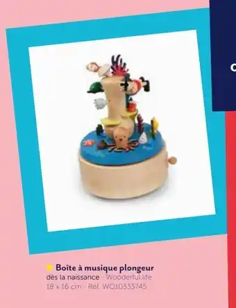 Boite a musique plongeur