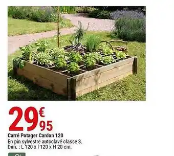 Carré Potager Cardon 120