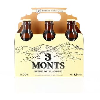Auchan Bière blonde 3 monts offre