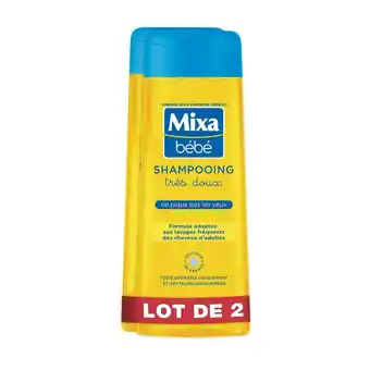 Auchan Shampooing très doux mixa bébé offre