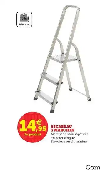 Super U Escabeau 3 Marches offre