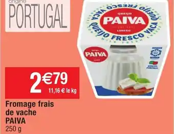 Migros Fromage frais de vache PAIVA offre