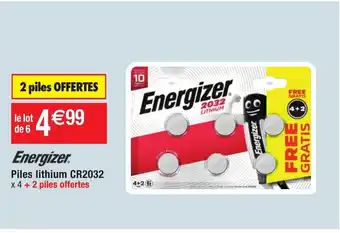 Piles lithium CR2032